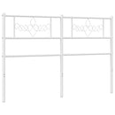 udskiftningsgavl 160 cm metal hvid