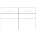 udskiftningsgavl 160 cm metal hvid