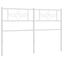 udskiftningsgavl 160 cm metal hvid