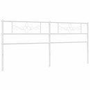 udskiftningsgavl 200 cm metal hvid