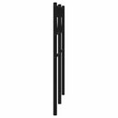 udskiftningsgavl 135 cm metal sort