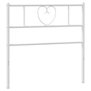 udskiftningsgavl 75 cm metal hvid