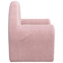 sovesofa til børn blødt plys lyserød