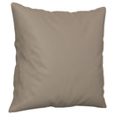 2-personers sofa med puder 140 cm mikrofiberstof gråbrun