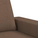 sofastol med fodskammel 60 cm stof Brun