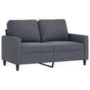 sofasæt 4 dele med hynder velour mørkegrå