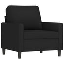 sofasæt 4 dele med hynder velour sort