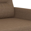 sofasæt 4 dele med puder stof brun