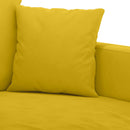 sofasæt 4 dele med hynder velour gul
