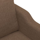 sofasæt 4 dele med hynder stof brun