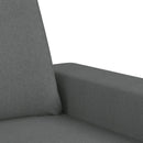 sofasæt 4 dele stof mørkegrå