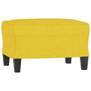 sofasæt 3 dele stof lysegul