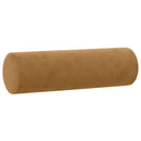 sofasæt 3 dele med puder velour brun