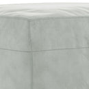 sofasæt 4 dele med puder velour lysegrå