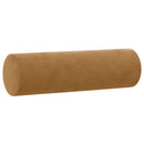 sofasæt 2 dele med puder velour brun