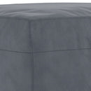 sofasæt 3 dele med puder velour mørkegrå
