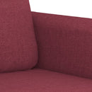 sofasæt 4 dele med hynder stof vinrød