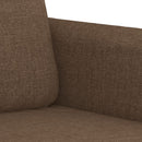 sofasæt 4 dele med puder stof brun