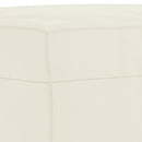 sofasæt 4 dele med puder velour cremefarvet
