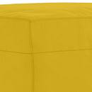 sofasæt 3 dele med hynder velour gul