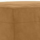 sofasæt 3 dele med hynder velour brun