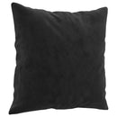 sofasæt 2 dele med puder velour sort