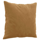 sofasæt 3 dele med puder velour brun
