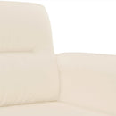 sofasæt 3 dele med hynder mikrofiberstof beige