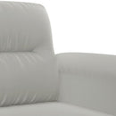 sofasæt 4 dele med hynder mikrofiberstof lysegrå