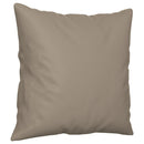 sofasæt 3 dele med puder mikrofiberstof gråbrun
