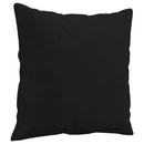 sofasæt 4 dele med puder mikrofiberstof sort