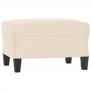 sofasæt 3 dele med hynder mikrofiberstof beige