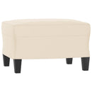 sofasæt 3 dele med puder mikrofiberstof beige