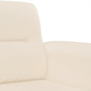 sofasæt 2 dele med hynder mikrofiberstof beige