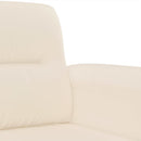 sofasæt 3 dele med hynder mikrofiberstof beige