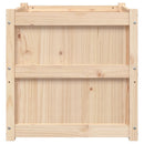 plantekasse 60x60x60 cm massivt fyrretræ