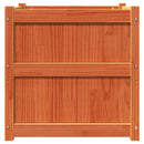 plantekasse 60x60x60 cm massivt fyrretræ gyldenbrun