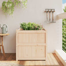 plantekasse 70x70x70 cm massivt fyrretræ