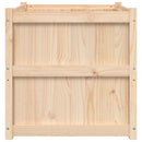 plantekasse 70x70x70 cm massivt fyrretræ