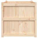 plantekasse 70x70x70 cm massivt fyrretræ