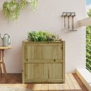 plantekasse 70x70x70 cm imprægneret fyrretræ