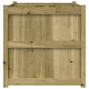 plantekasse 70x70x70 cm imprægneret fyrretræ