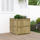 plantekasse 70x70x70 cm imprægneret fyrretræ
