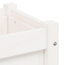 plantekasse 90x31x31 cm massivt fyrretræ hvid