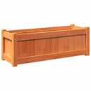 plantekasse 90x31x31 cm massivt fyrretræ gyldenbrun