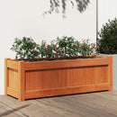 plantekasse 90x31x31 cm massivt fyrretræ gyldenbrun