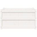 plantekasse 90x50x50 cm massivt fyrretræ hvid