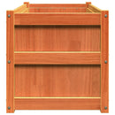 plantekasse 90x50x50 cm massivt fyrretræ gyldenbrun