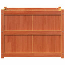 plantekasse 90x50x70 cm massivt fyrretræ gyldenbrun
