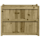 plantekasse 90x50x70 cm imprægneret fyrretræ